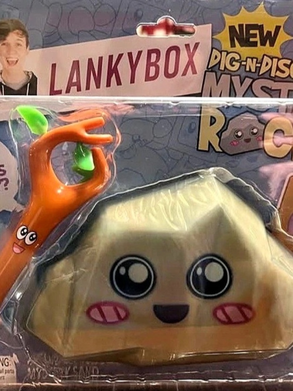 LankyBox Dig-N-Discover Mystery Rocky Toy NWT